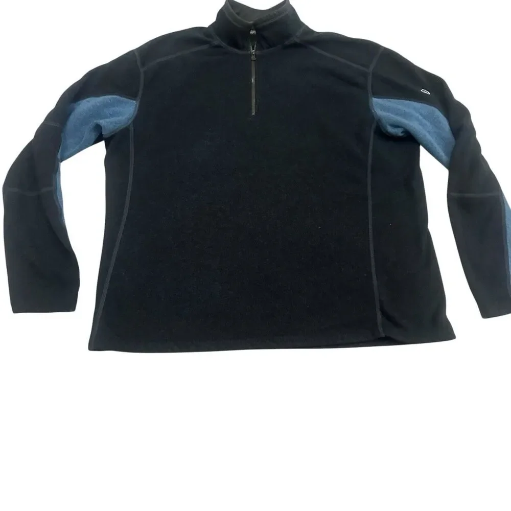 Kuhl Revel Quarter Zip Sweater  Men’s 2XL XXL Navy Blue Fleece Pullover  3007 - Picture 3 of 12